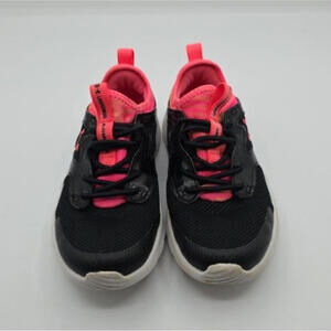 Girls Under Armor Black GPS Infinity 2.0 Print Shoe Sneakers - Size 12 - Slip-On